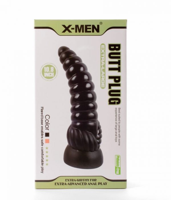 X-Men 10.9" Extra Large Butt Plug Black ViPstore.hu - Erotika Webáruház - Szexshop