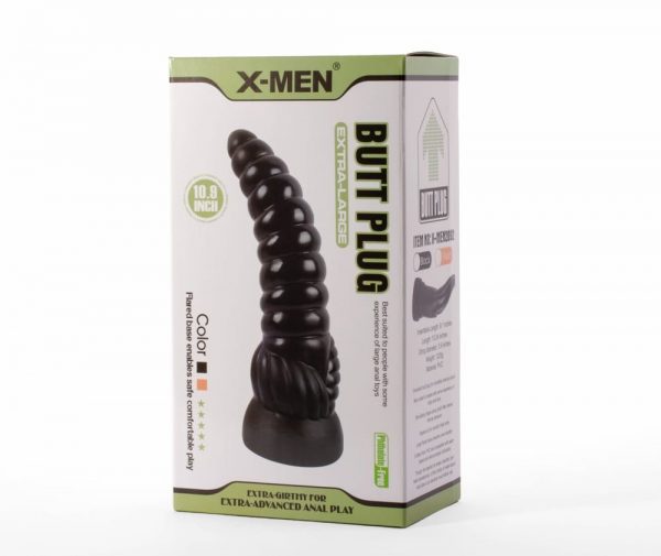 X-Men 10.9" Extra Large Butt Plug Black #2 | ViPstore.hu - Erotika webáruház
