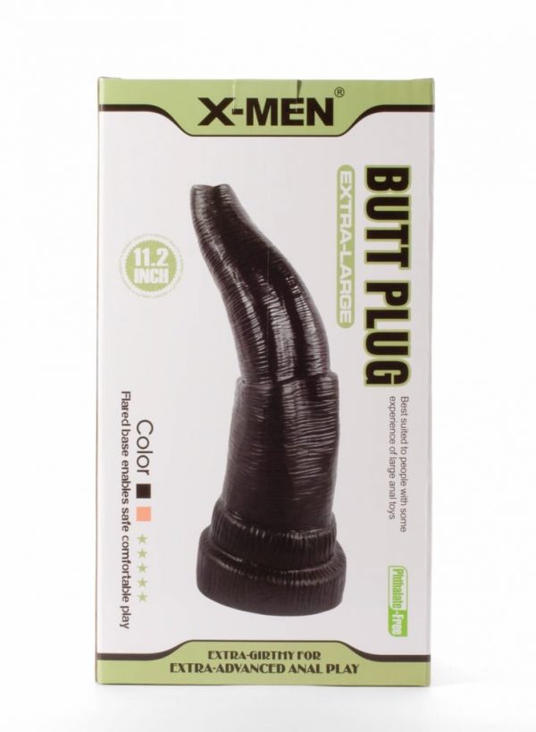 X-Men 11.2" Extra Large Butt Plug Black ViPstore.hu - Erotika Webáruház - Szexshop