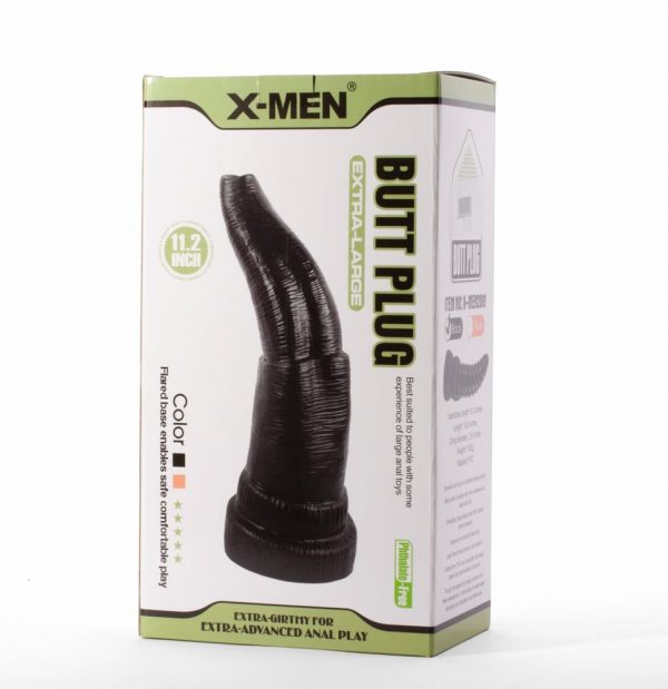 X-Men 11.2" Extra Large Butt Plug Black #2 | ViPstore.hu - Erotika webáruház