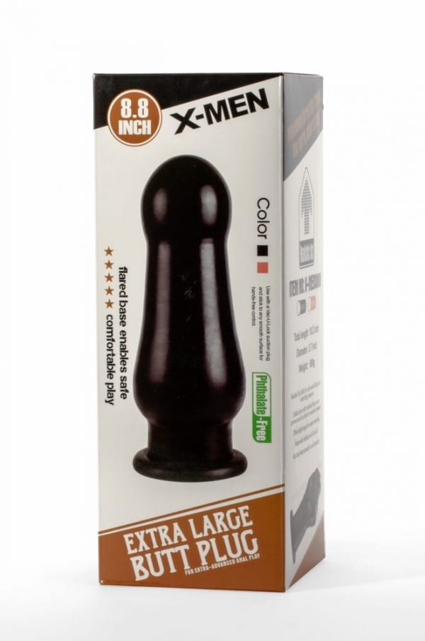 X-Men 8.8" Extra Large Butt Plug Black ViPstore.hu - Erotika Webáruház - Szexshop 2