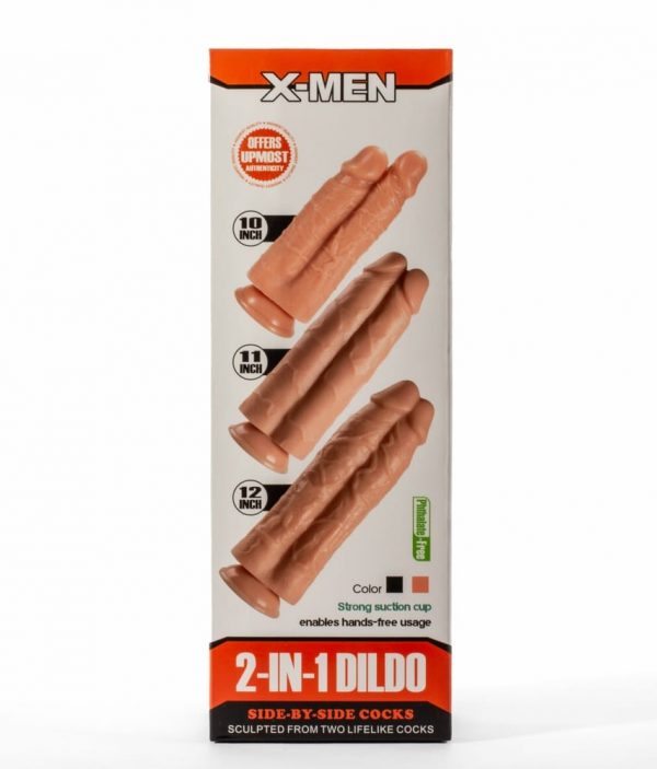 X-Men 11" 2-in-1 Dildo Flesh ViPstore.hu - Erotika Webáruház - Szexshop