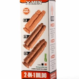 X-Men 11" 2-in-1 Dildo Flesh ViPstore.hu - Erotika Webáruház - Szexshop 2