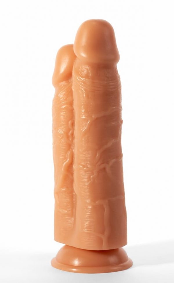 X-Men 10" 2-in-1 Dildo Flesh #4 | ViPstore.hu - Erotika webáruház