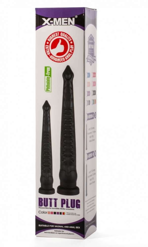 X-Men 17.32" Butt Plug Silicone Black ViPstore.hu - Erotika Webáruház - Szexshop 3