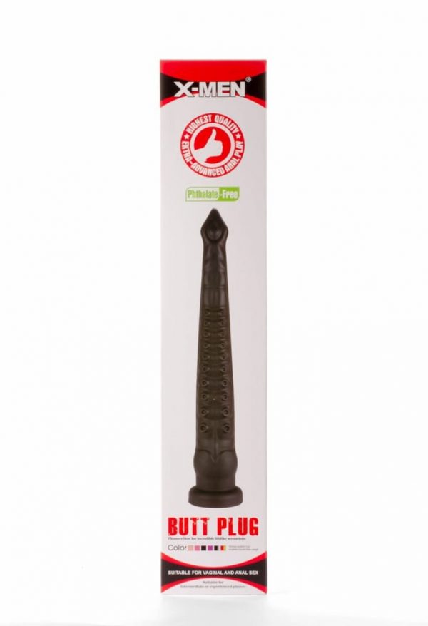 X-Men 23.23" Butt Plug PVC Black ViPstore.hu - Erotika Webáruház - Szexshop