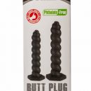 X-Men 7.87" Silicone Butt Plug Black S #1 | ViPstore.hu - Erotika webáruház