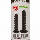 X-Men 9.45" Butt Plug Silicone Black M #1 | ViPstore.hu - Erotika webáruház