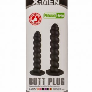 X-Men 9.45" Butt Plug Silicone Black M ViPstore.hu - Erotika Webáruház - Szexshop