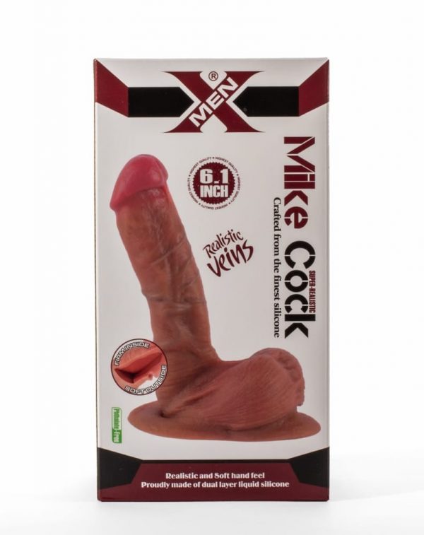 X-Men Mike 6.1" Cock Tan Brown ViPstore.hu - Erotika Webáruház - Szexshop