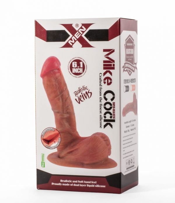 X-Men Mike 6.1" Cock Tan Brown ViPstore.hu - Erotika Webáruház - Szexshop 2