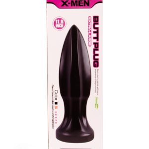 X-MEN 11.8 inch Butt Plug Black #1 | ViPstore.hu - Erotika webáruház