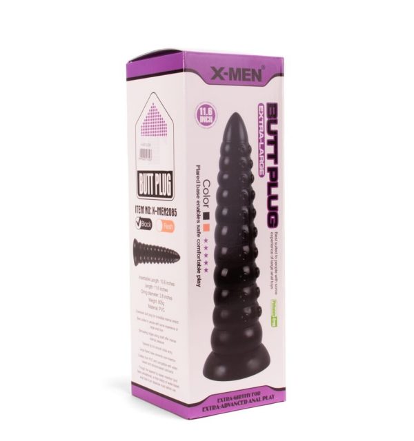 X-MEN 11.6 inch Butt Plug Black ViPstore.hu - Erotika Webáruház - Szexshop 2