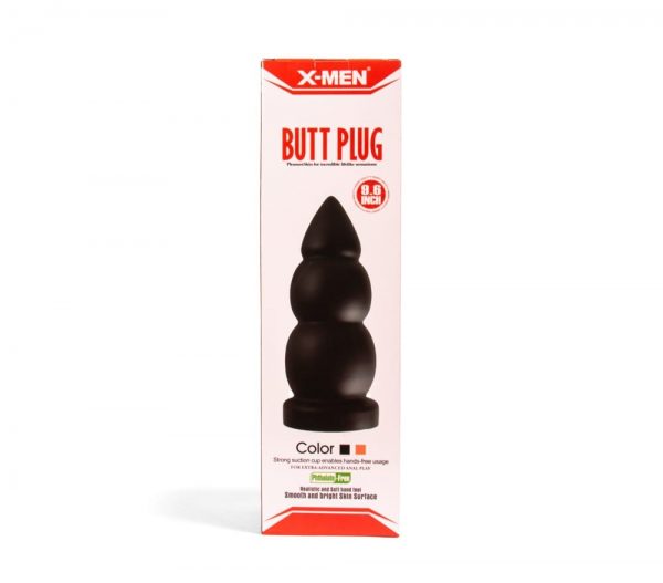 X-MEN 9.6 inch Butt Plug Black #1 | ViPstore.hu - Erotika webáruház