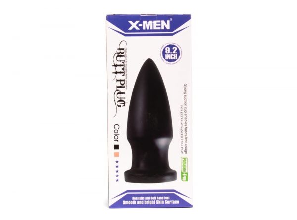 X-MEN 9.2 inch Butt Plug Black #1 | ViPstore.hu - Erotika webáruház