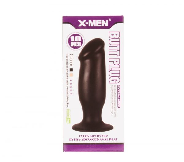 X-MEN 10 inch Butt Plug Black ViPstore.hu - Erotika Webáruház - Szexshop