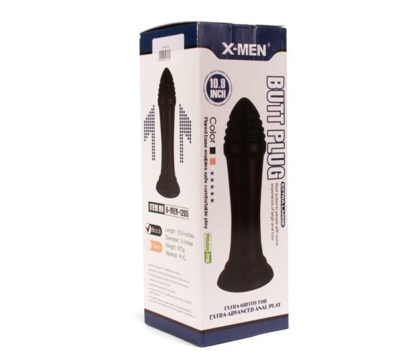 X-MEN 10.9 inch Butt Plug Black ViPstore.hu - Erotika Webáruház - Szexshop 2