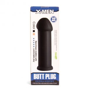 X-MEN 10 inch Butt Plug Black ViPstore.hu - Erotika Webáruház - Szexshop