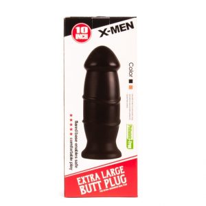 X-MEN 10 inch Butt Plug Black ViPstore.hu - Erotika Webáruház - Szexshop