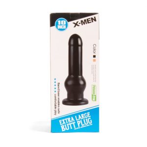 X-MEN 10 inch Butt Plug Black ViPstore.hu - Erotika Webáruház - Szexshop