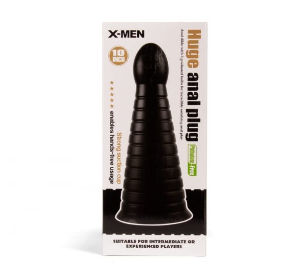 X-MEN 10 inch Huge Anal Plug Black #1 | ViPstore.hu - Erotika webáruház