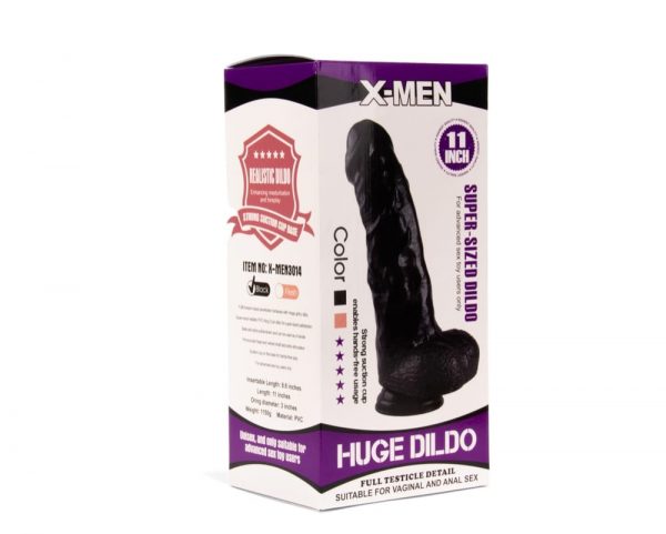 X-MEN Super-Sized Dildo 11 inch Black #2 | ViPstore.hu - Erotika webáruház