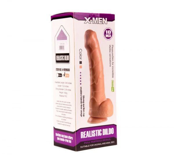 X-MEN Realistic Dildo 10 inch Flesh #2 | ViPstore.hu - Erotika webáruház