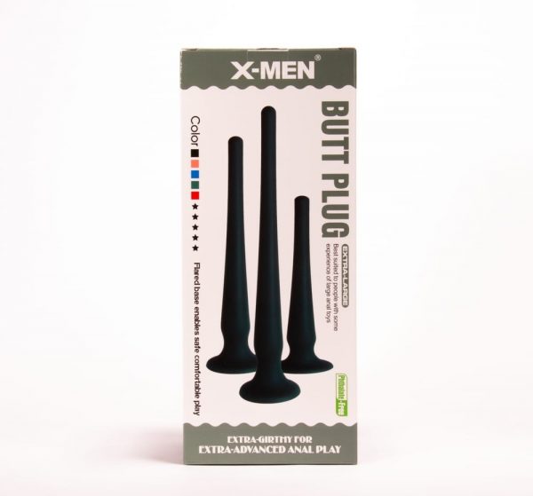 X-MEN Butt Plug Size M Black ViPstore.hu - Erotika Webáruház - Szexshop
