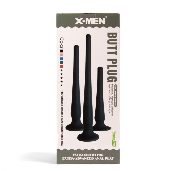 X-MEN Butt Plug Size S Black #1 | ViPstore.hu - Erotika webáruház