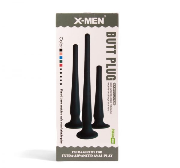 X-MEN Butt Plug Size S Black ViPstore.hu - Erotika Webáruház - Szexshop