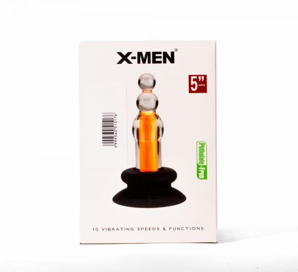 X-MEN 10 Speeds Vibrating Beaded Plug ViPstore.hu - Erotika Webáruház - Szexshop