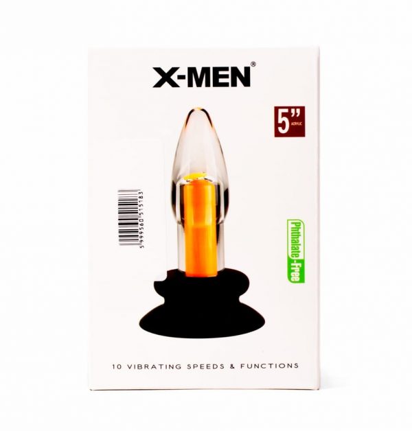 X-MEN 10 Speeds Vibrating Plug ViPstore.hu - Erotika Webáruház - Szexshop
