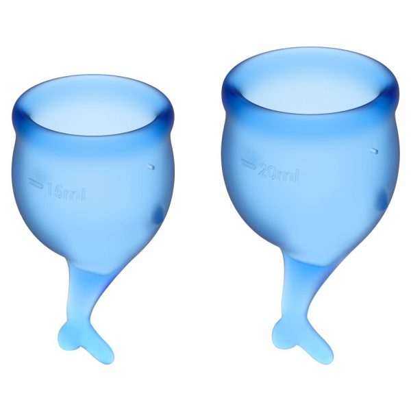 Feel secure Menstrual Cup (dark blue) #2 | ViPstore.hu - Erotika webáruház