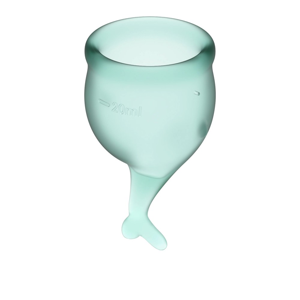 Feel Secure Menstrual Cup Dark Green #1 | ViPstore.hu - Erotika webáruház