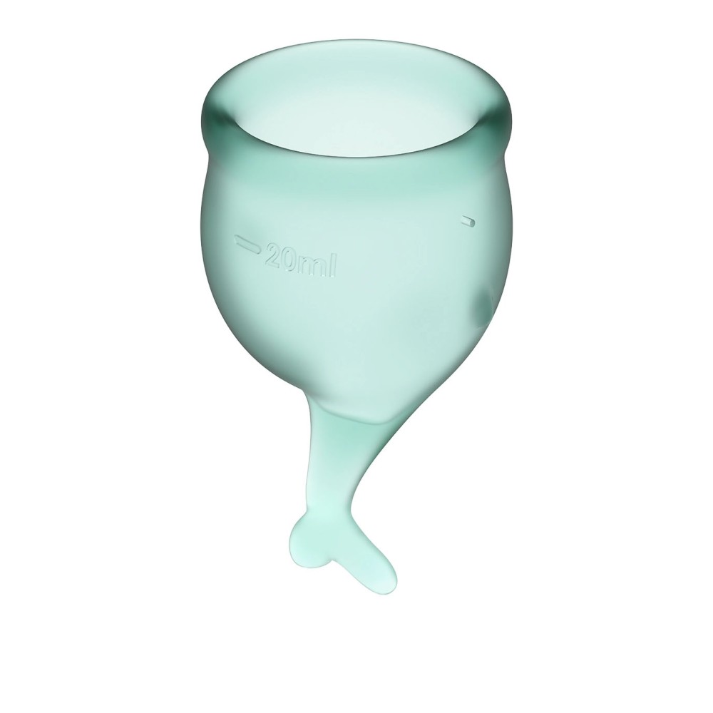 Feel Secure Menstrual Cup Dark Green ViPstore.hu - Erotika Webáruház - Szexshop