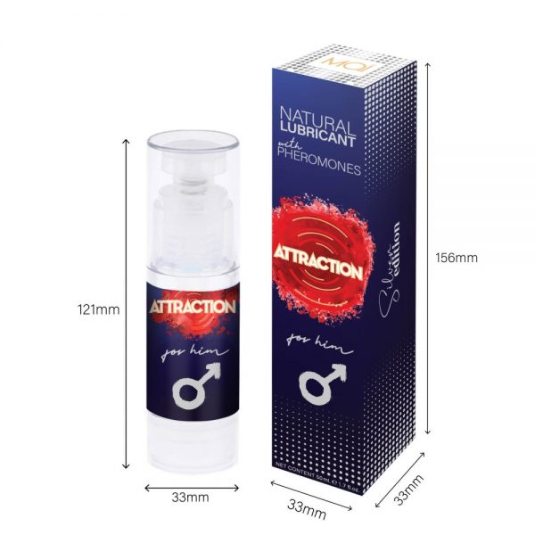 LUBRICANT WITH PHEROMONES ATTRACTION FOR HIM 50 ML ViPstore.hu - Erotika Webáruház - Szexshop 5