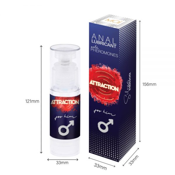 ANAL LUBRICANT WITH PHEROMONES ATTRACTION FOR HIM 50 ML ViPstore.hu - Erotika Webáruház - Szexshop 5