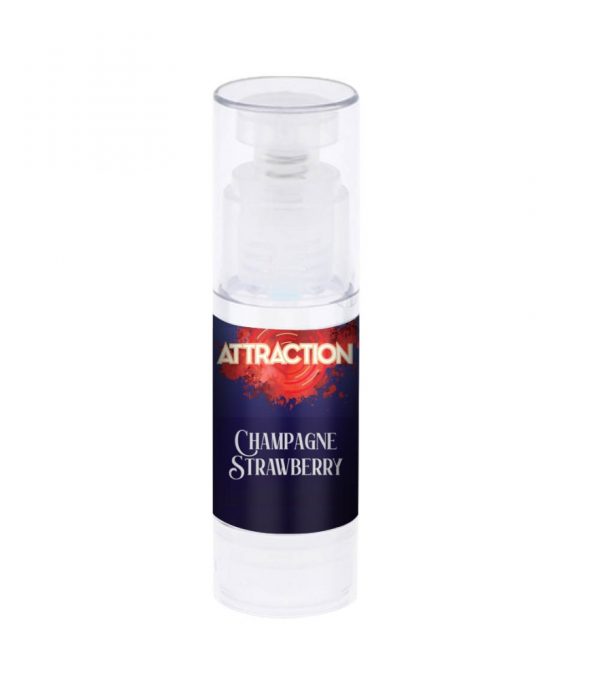 LUBRICANT ATTRACTION CHAMPAGNE STRAWBERRY 50 ML #2 | ViPstore.hu - Erotika webáruház