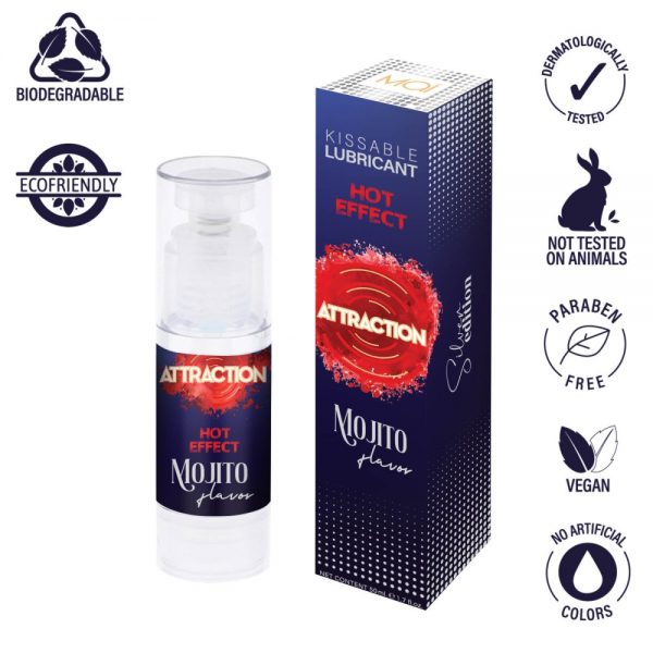 LUBRICANT ATTRACTION HEAT MOJITO 50 ML #4 | ViPstore.hu - Erotika webáruház