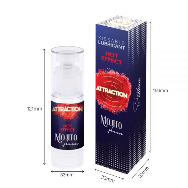 LUBRICANT ATTRACTION HEAT MOJITO 50 ML #5 | ViPstore.hu - Erotika webáruház