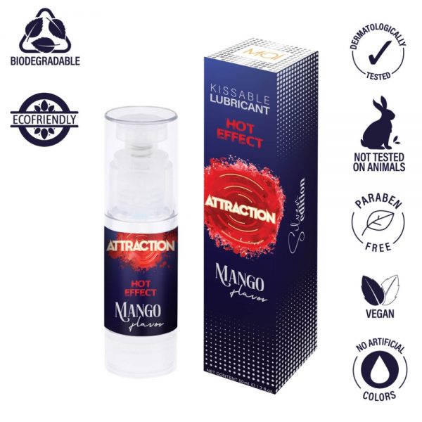 LUBRICANT ATTRACTION HEAT MANGO 50 ML #4 | ViPstore.hu - Erotika webáruház