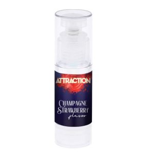 MASSAGE OIL  ATTRACTION CHAMPAGNE STRAWBERRY 50 ML ViPstore.hu - Erotika Webáruház - Szexshop 2