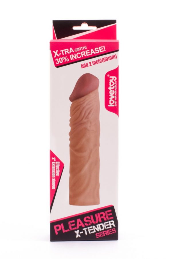 Pleasure X-Tender Penis Sleeve Brown 3 #1 | ViPstore.hu - Erotika webáruház