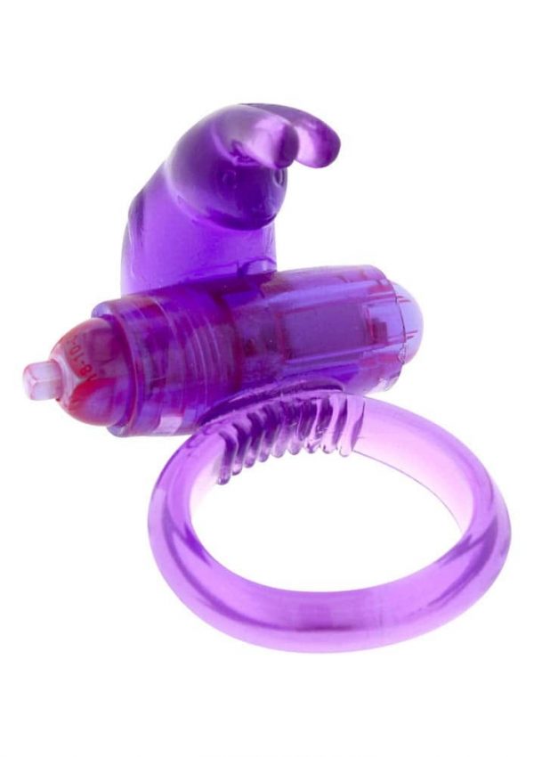 Rabbit Silicone Vibrating Cockring Purple ViPstore.hu - Erotika Webáruház - Szexshop