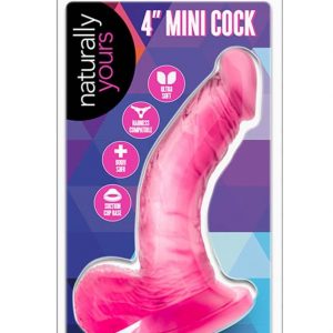 Naturally Yours 4 inch Mini Cock Pink #1 | ViPstore.hu - Erotika webáruház