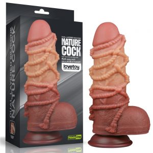 9.5'' Dual layered Platinum Silicone Cock with Rope #1 | ViPstore.hu - Erotika webáruház