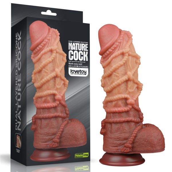 10.5'' Dual layered Platinum Silicone Cock with Rope ViPstore.hu - Erotika Webáruház - Szexshop