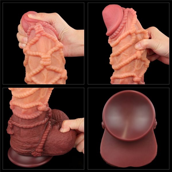 10.5'' Dual layered Platinum Silicone Cock with Rope ViPstore.hu - Erotika Webáruház - Szexshop 4