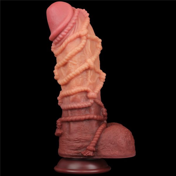 10.5'' Dual layered Platinum Silicone Cock with Rope #7 | ViPstore.hu - Erotika webáruház