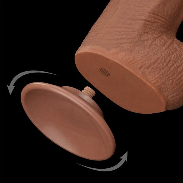 13.5'' King Sized Sliding Skin Dual Layer Dong Brown ViPstore.hu - Erotika Webáruház - Szexshop 4